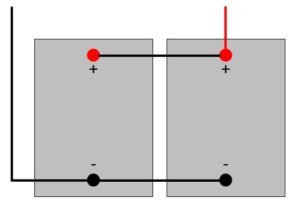 two batteries in parallel