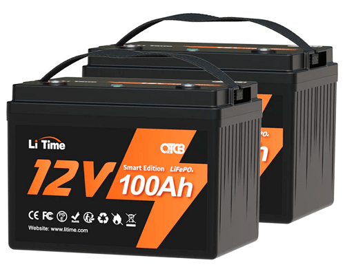 Li Time 12V 100Ah LiFePO4 battery 2 | Clever Solar Power